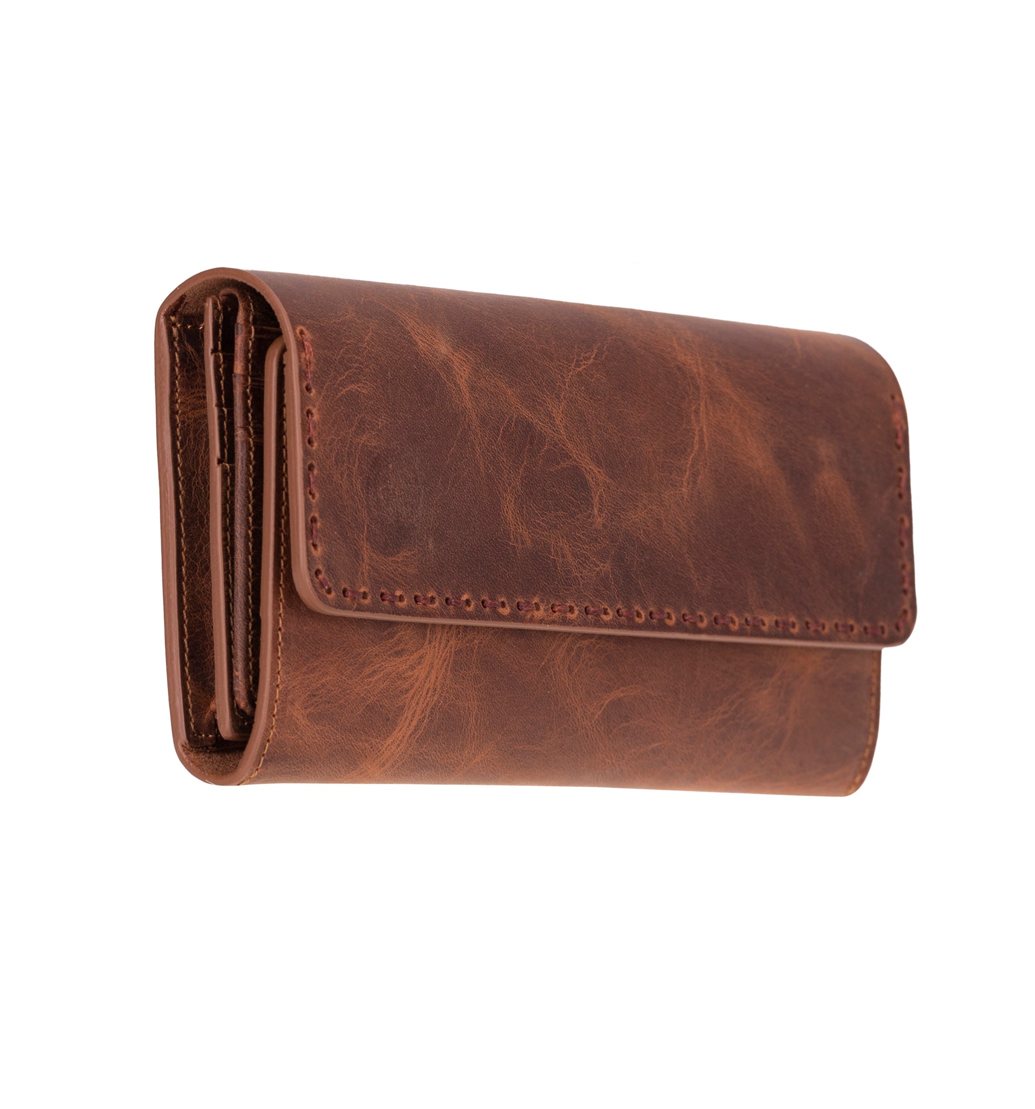 Valora Leather Women’s Wallet - Phone Holder & Multi-Card Organizer
